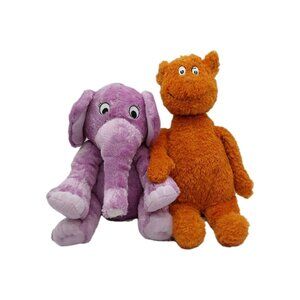 Kohls Cares Horton Purple Elephant & Hop On Pop Bear Set Of 2